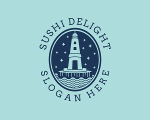 Lighthouse Tower Beacon logo design