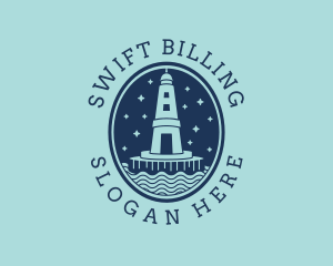 Lighthouse Tower Beacon logo design