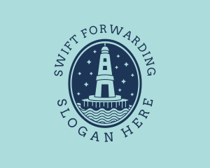 Lighthouse Tower Beacon logo design