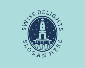 Lighthouse Tower Beacon logo design