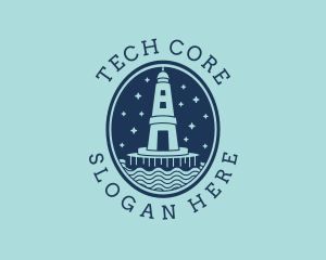 Lighthouse Tower Beacon logo design