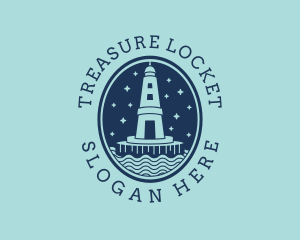 Lighthouse Tower Beacon logo design