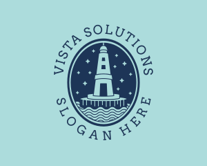 Lighthouse Tower Beacon logo design