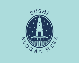 Lighthouse Tower Beacon logo design