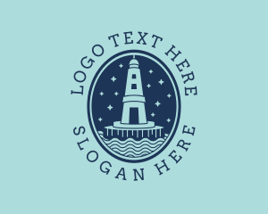 Lighthouse Tower Beacon Logo