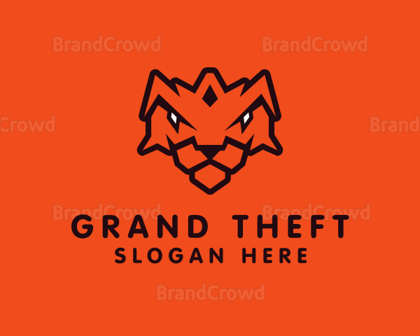 Tiger Crown Shield Logo