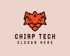 Tiger Crown Shield logo design