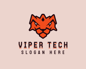 Tiger Crown Shield logo design