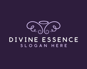 Divine - Holy Wings Angel logo design