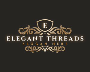 Elegant Crest Ornament logo design