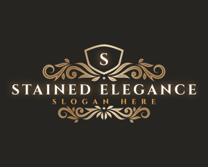 Elegant Crest Ornament logo design