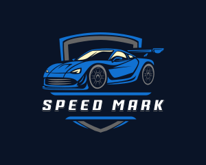 Car Shield Racing logo design