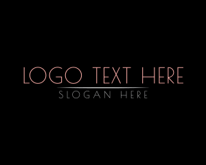 Luxurious Feminine Minimalist Logo