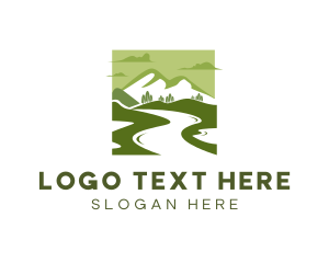 Outdoor - Lake Mountain Adventure logo design