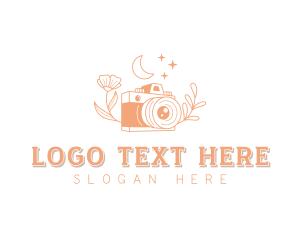 Camera - Influencer Floral Camera logo design