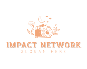 Influencer - Influencer Floral Camera logo design