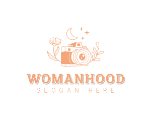 Photographer - Influencer Floral Camera logo design
