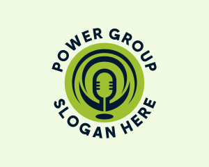 Podcast Mic Studio Logo