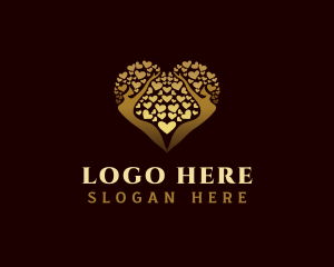 Forestry - Human Tree Heart logo design