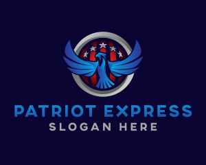 Nationalist - American Eagle Star logo design