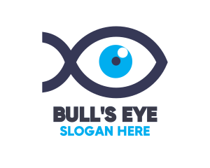 Blue Eye Fish logo design