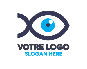 Sight - Blue Eye Fish logo design
