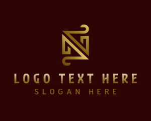 Stylist - Luxury Boutique Letter N logo design