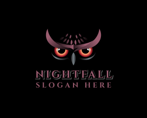 Nocturnal - Nocturnal Owl Bird logo design