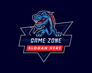 Beast Dinosaur Gaming logo design