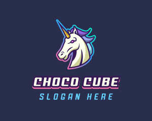 Gay - LGBTQIA Unicorn Gaming logo design