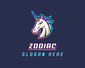 Unicorn - LGBTQIA Unicorn Gaming logo design