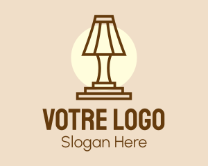 Home Decoration - Bed Lamp Homeware logo design