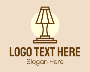 Lamp - Bed Lamp Homeware logo design