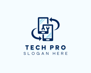 Technician - Phone Technician Repair logo design