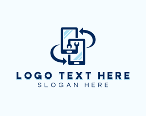Developer - Phone Technician Repair logo design