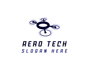 Drone Flying Tech logo design