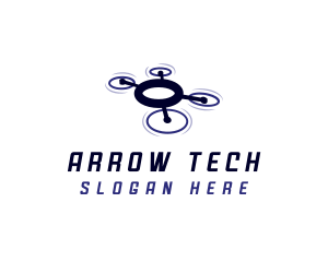 Drone Flying Tech logo design