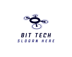 Drone Flying Tech logo design