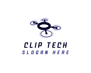 Drone Flying Tech logo design