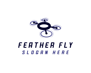 Drone Flying Tech logo design