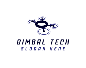 Drone Flying Tech logo design