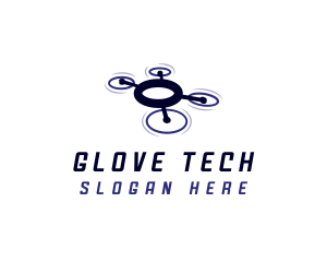 Drone Flying Tech logo design