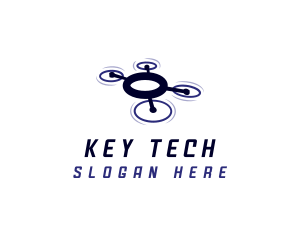 Drone Flying Tech logo design