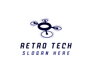 Drone Flying Tech logo design