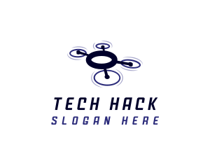 Drone Flying Tech logo design