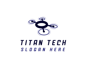 Drone Flying Tech logo design