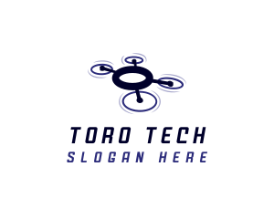 Drone Flying Tech logo design