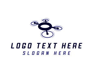 Photography - Drone Flying Tech logo design