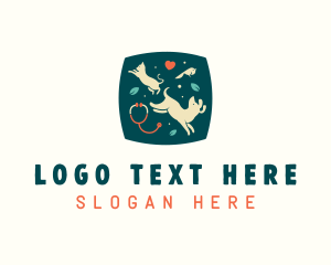 Stethoscope - Pet Animal Veterinary logo design