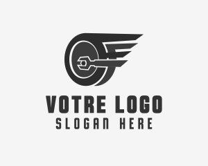 Wheel Wings Wrench Logo